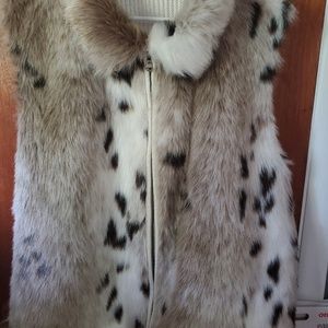 Faux fur vest